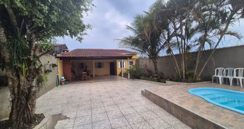 Casa para venda em itanhaém, gaivota, 2 dormitórios, 1 suíte, 1 banheiro, 6 vagas