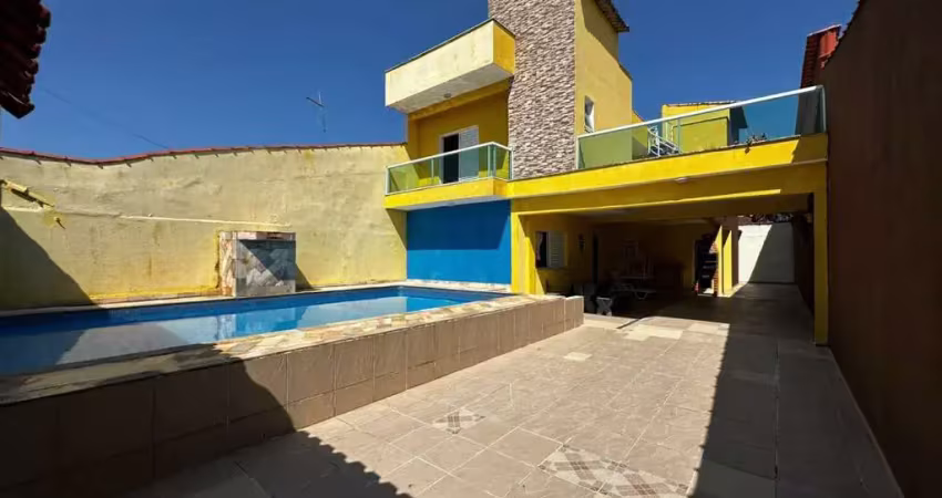 Casa para venda em itanhaém, recanto dos bandeirantes, 4 dormitórios, 2 suítes, 1 banheiro, 5 vagas