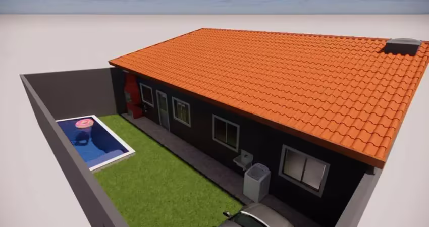 Casa para venda em itanhaém, palmeiras, 2 dormitórios, 1 banheiro, 2 vagas