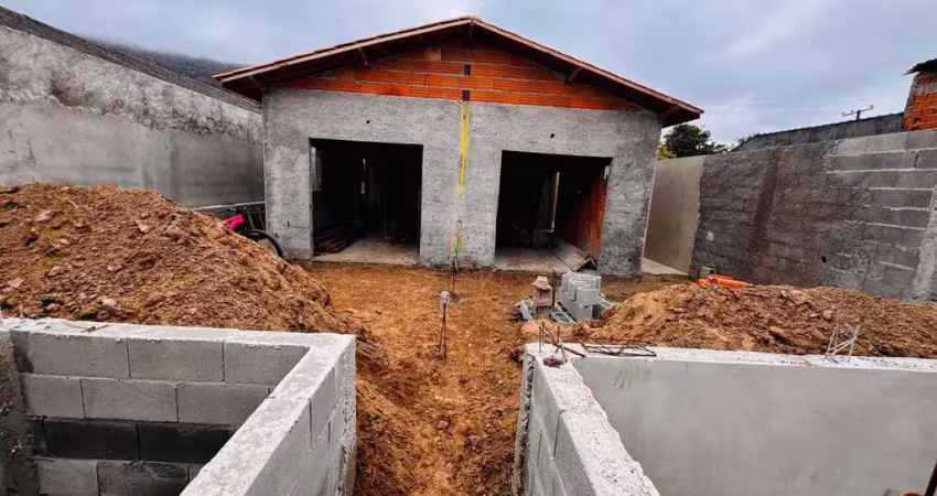 Casa para venda em itanhaém, balneário jequitibá, 2 dormitórios, 1 suíte, 1 banheiro, 2 vagas