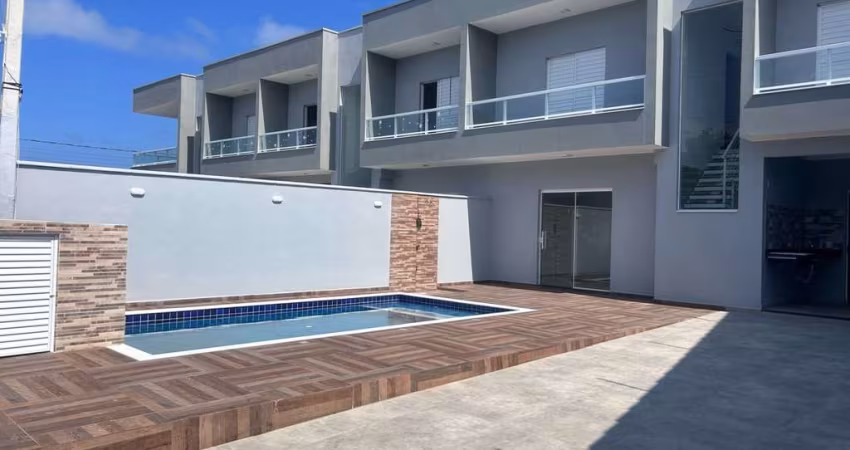 Casa para Venda em Itanhaém, Cibratel 1, 3 dormitórios, 1 suíte, 4 banheiros, 3 vagas