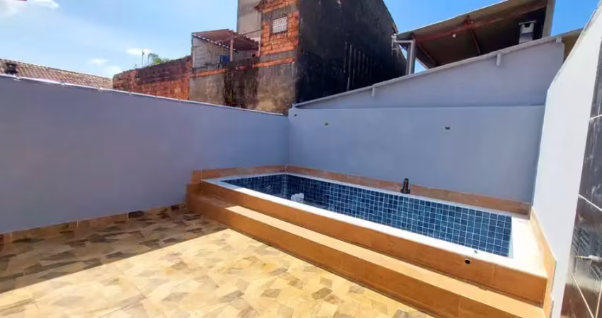 Casa para venda em itanhaém, jardim guacyra, 2 dormitórios, 1 suíte, 3 banheiros, 2 vagas