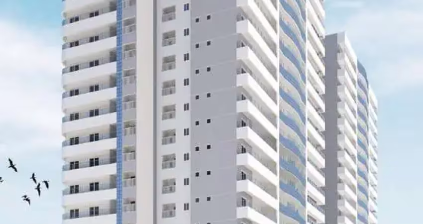 Apartamento para venda em praia grande, ocian, 3 dormitórios, 1 suíte, 1 banheiro, 2 vagas