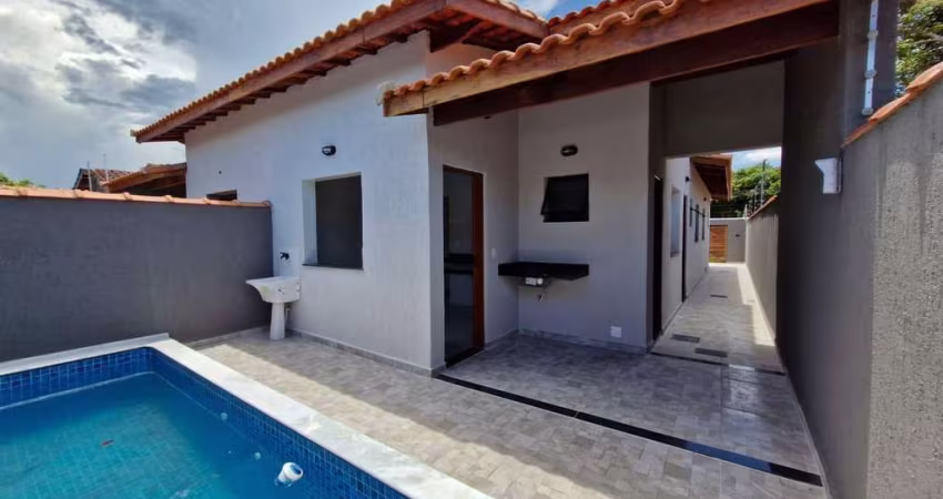 Casa para Venda em Itanhaém, Jamaica, 3 dormitórios, 1 suíte, 1 banheiro, 1 vaga