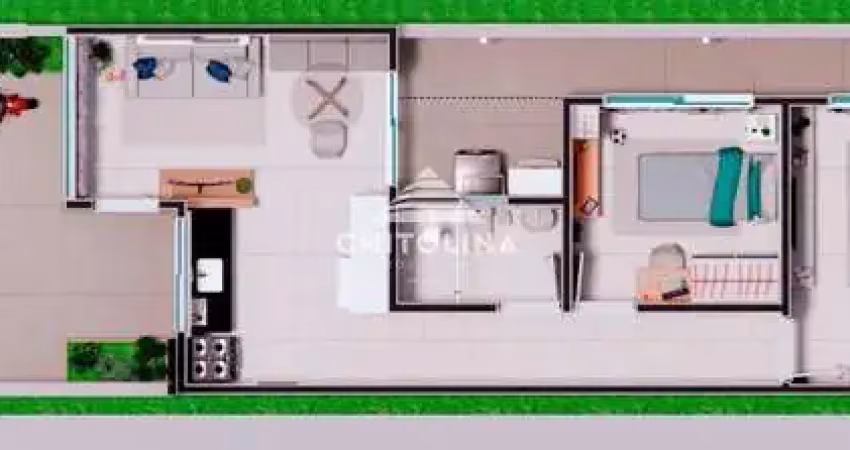 Casa com 2 dormitórios à venda, 53 m² por r$ 230.000,00 - jardim monte santo - itapetininga/sp