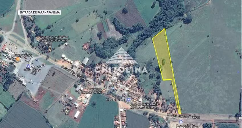 Terreno à venda, 31672 m² por r$ 6.500.000,00 - paranapanema - paranapanema/sp
