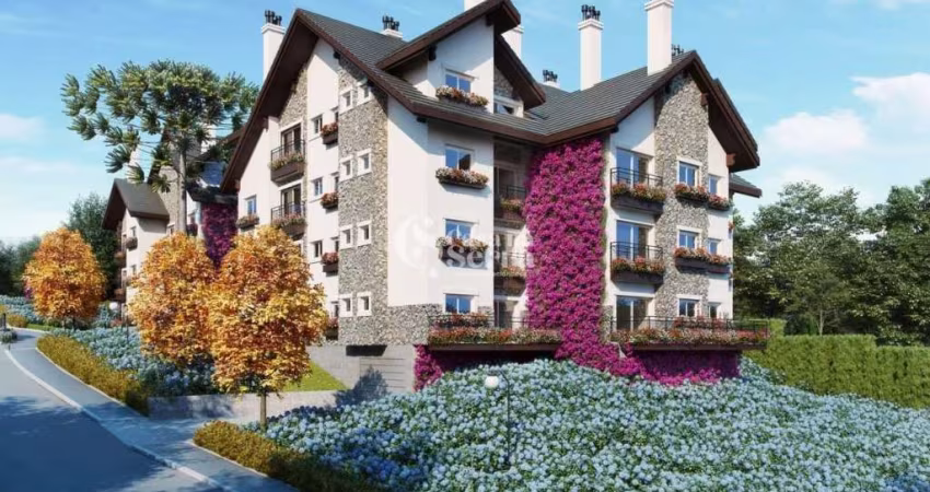 APARTAMENTO EM GRAMADO/RS COM 02 DORMITÓRIOS, Parque das Orquídeas, Gramado - RS