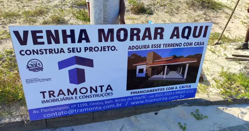 Oportunidade: terreno + casa no loteamento nova búzios – balneário arroio do silva | financiamento caixa | venha conferir!