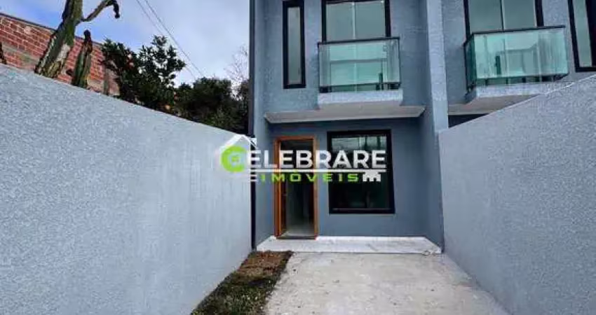 Sobrado novo na cic!!! 02 qtos,churrasqueira,próx.merc vitória