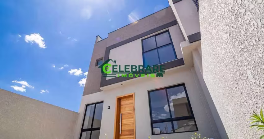 Triplex novo em curitiba!!! 03 qtos,suíte,terraço e quintal