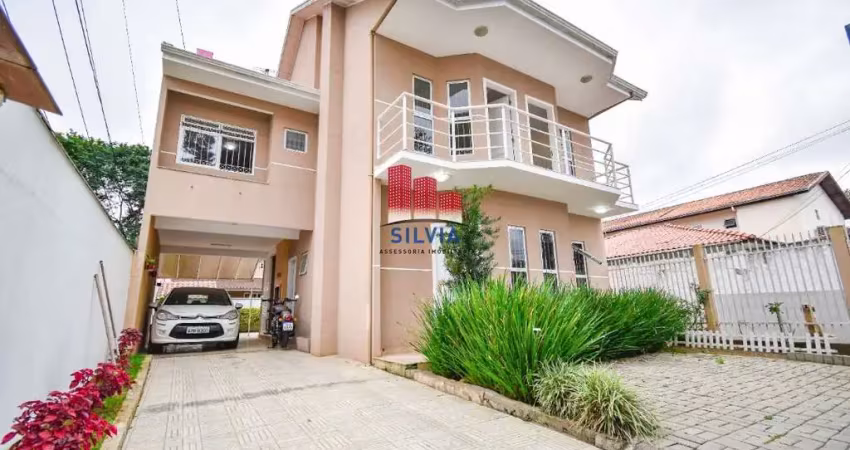 Sobrado semi-mobiliado, com 200 m² construídos, 4 quartos, suíte e churrasqueira -  bairro novo mundo