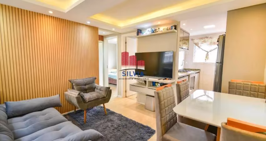 Apartamento de 2 quartos no condomínio villaggio bérgamo com vaga coberta!