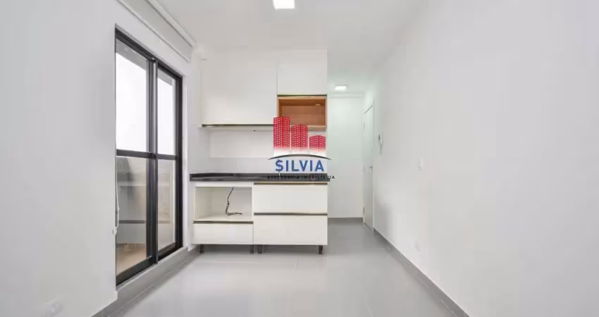 Apartamento novo, de 1 quarto tipo studio, com sacada e cozinha planejada - bairro novo mundo