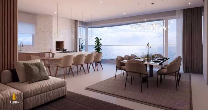 Apartamento a venda no Le Blanc Residence com linda vista para o mar localizado na Praia Brava em Itajaí.