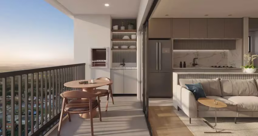 Apartamento novo com 3 dormitórios e 2 vagas de garagem