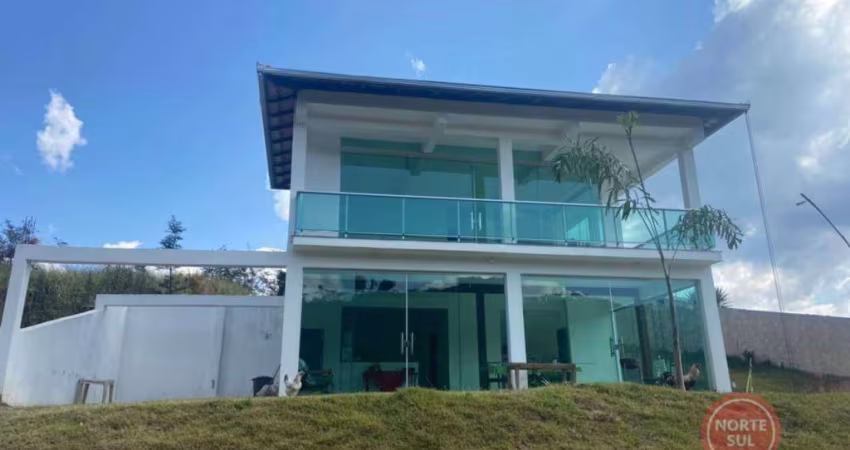 Casa com 3 dormitórios, 200 m² - venda por R$ 1.200.000,00 ou aluguel por R$ 5.500,00/mês - Condomínio Quintas do Rio Manso - Brumadinho/MG