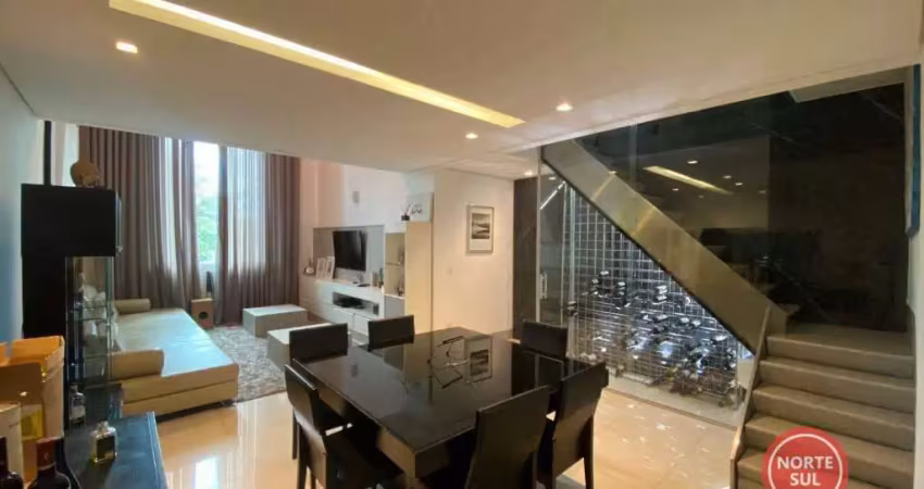 Cobertura com 3 dormitórios para alugar, 196 m² por r$ 7.016,26/mês - do carmo - brumadinho/mg