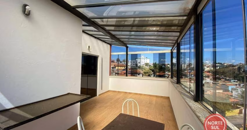 Cobertura com 3 dormitórios para alugar, 117 m² por R$ 3.300,00/mês - Planalto - Brumadinho/MG
