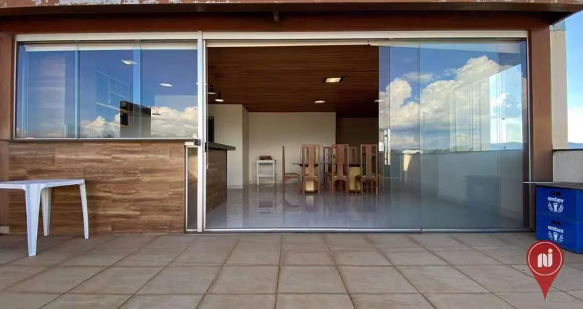 Cobertura com 3 dormitórios à venda, 116 m² por r$ 540.000,00 - regina célia - brumadinho/mg