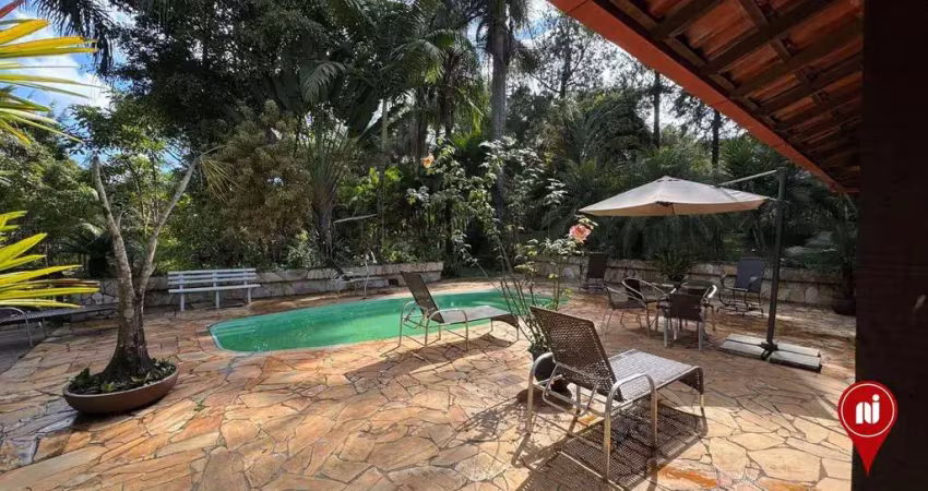 Sítio com 3 dormitórios à venda, 4000 m² por r$ 1.500.000,00 - parque da cachoeira - brumadinho/mg