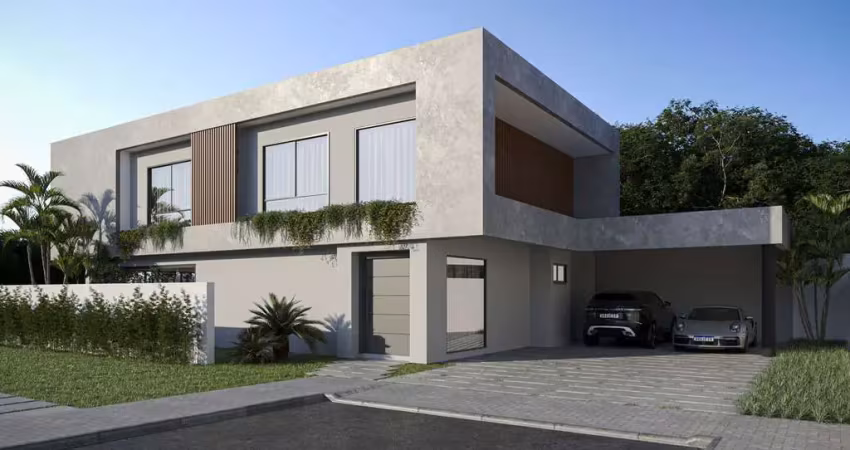 Casa para venda em curitiba, cascatinha, 4 dormitórios, 4 suítes, 1 banheiro, 6 vagas