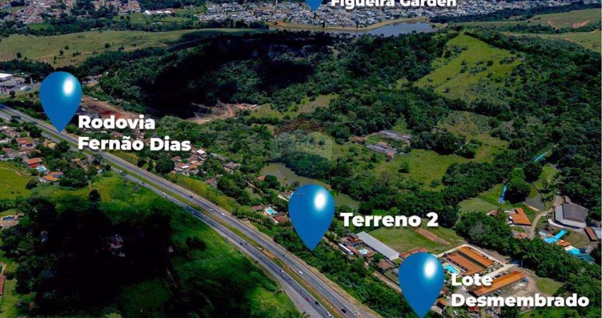 Terreno Em Atibaia/SP com 790m² no bairro do tanque, divisa com a Fernão Dias.