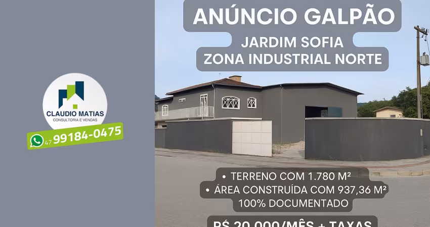 Galpão Industrial para Locação em Joinville - Zona Industrial Norte