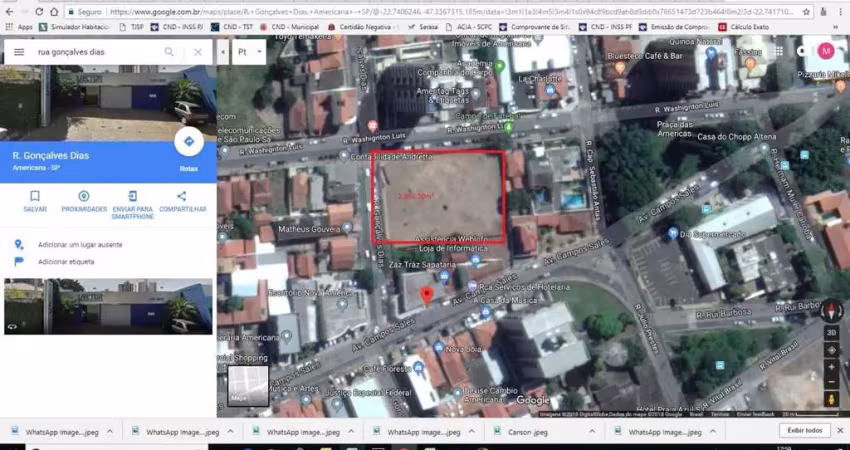 Venda - terreno comercial - centro - americana - sp