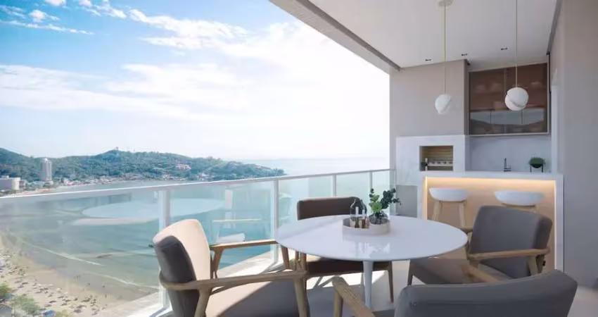Apartamento frente mar com 4 suítes à venda | itapema