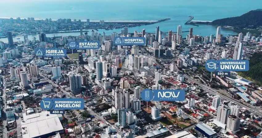 Flat com 1 quarto à venda na Rua Luiz Berlim, Centro, Itajaí