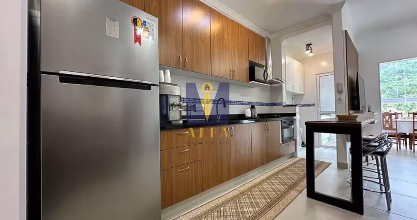 Apartamento 2 dormitorios mobiliado em toninhas, ubatuba/sp