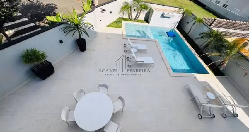 Luxuosa casa em condomínio à venda em indaiatuba-sp, jardim residencial santa clara, 4 quartos, 2 salas, 6 banheiros, 6 vagas, 447m².
