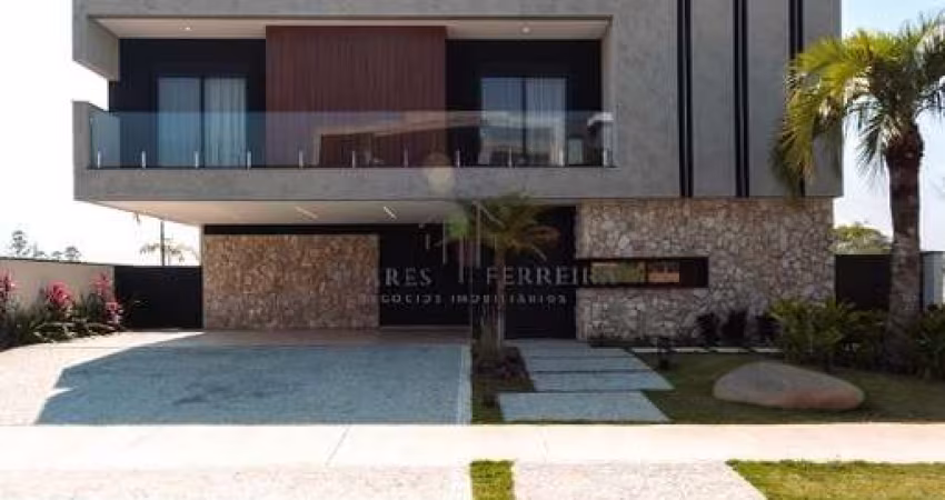 Venda de Casa de Luxo em Condomínio Alto Padrão na Villa dos Pinheiros, Indaiatuba-SP: 5 quartos, 5 suítes, 2 salas, 6 vagas, 400m².