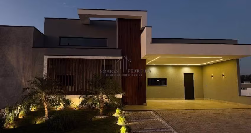 Imperdível! Casa em Condomínio à venda em Indaiatuba-SP, Jardim Laguna - 3 quartos, 2 salas, 5 banheiros, 4 vagas, 178,04m².