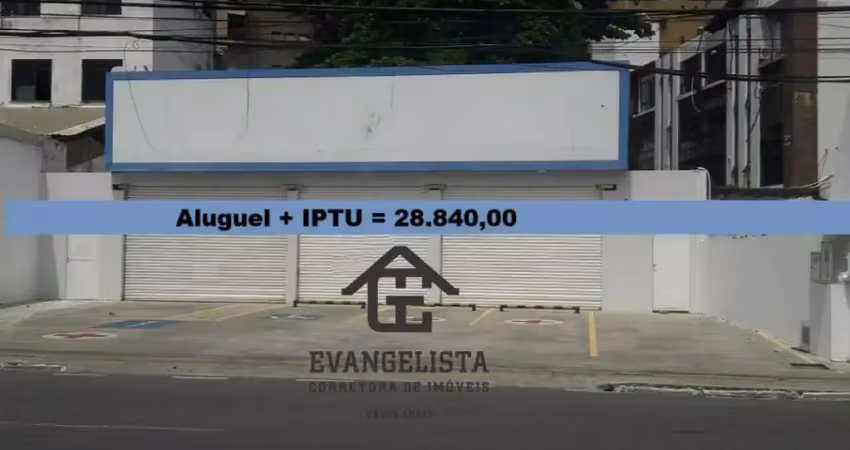 Loja térrea para locação em salvador/ba, rio vermelho, 6 vagas de estacionamento