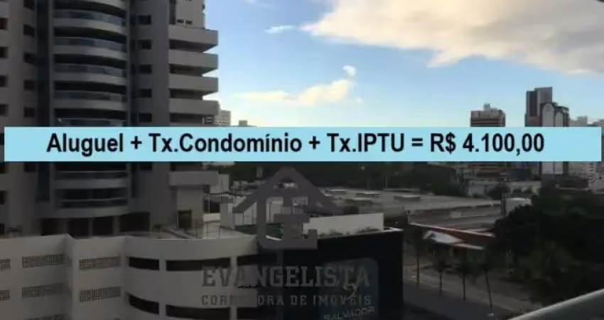 Apartamento para locação em salvador/ba, caminho das árvores, quarto e sala, 1 vaga