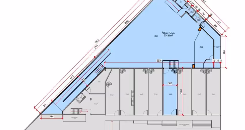 Amplo espaço comercial multiuso, ideal para academias, igrejas, praça de alimentação, mercado, casa de festas infantis.