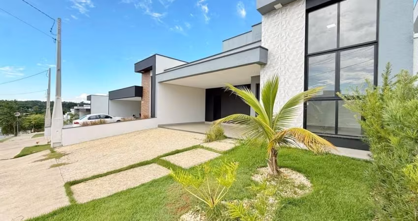 Casa de luxo em condomínio no Jardim Piemonte, Indaiatuba-SP: 3 quartos, 3 suítes, 1 sala, 4 vagas, 188,06m².