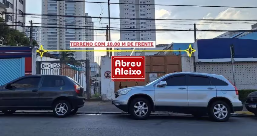 Anália franco - terreno com 400 m ( 10 x 40 m ) - excelente local para imovel comercial ou predio residencial