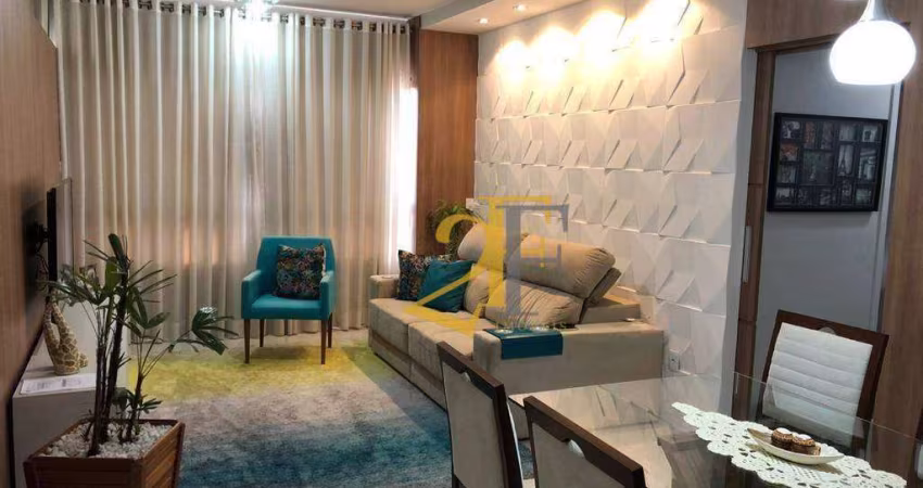 Apartamento com 3 dormitórios à venda, 86 m² por R$ 765.000 - Jardim Ypê - Paulínia/SP