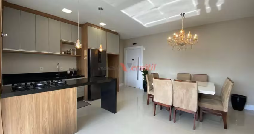 Apartamento 02 suítes mobiliado, pereque, porto belo - sc