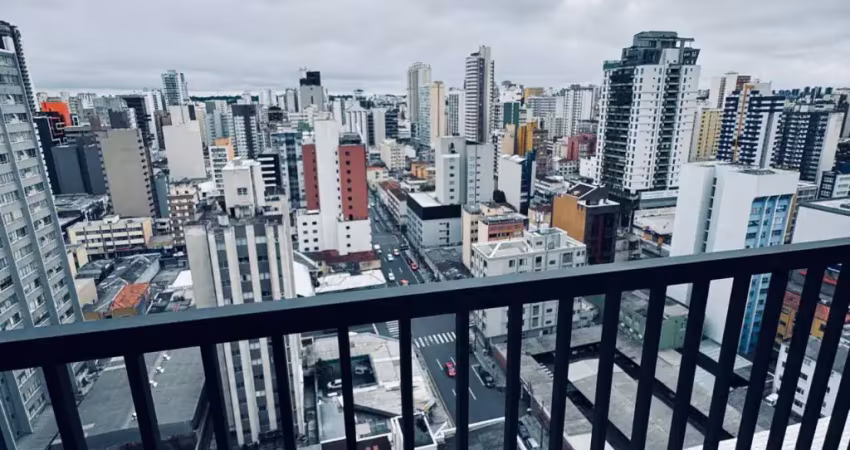 Apartamento studio  no centro de curitiba  alto padrão e  rentabilidade
