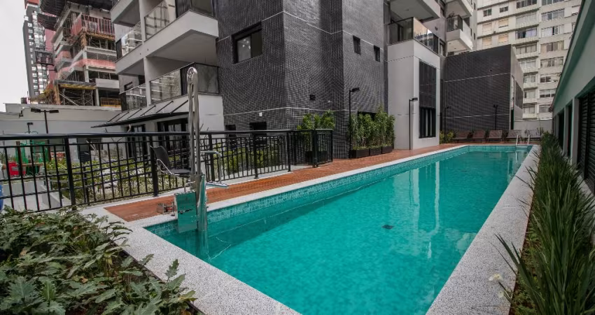 Apartamento 2 dormitórios com suite, varanda gourmet e vaga a 500m da Oscar Freire.