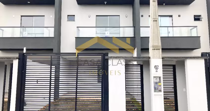 Sobrado geminado novo no bairro Vila Nova em Joinville!