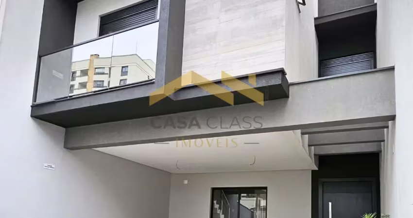 Sobrado geminado novo com 03 suítes no bairro américa em joinville!