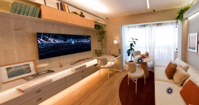 Apartamento de 01 dormitório com varanda em pinheiros / fradique coutinho