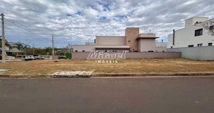 Terreno em condomínio, à venda, residencial villa d'aquila, santa rosa - piracicaba
