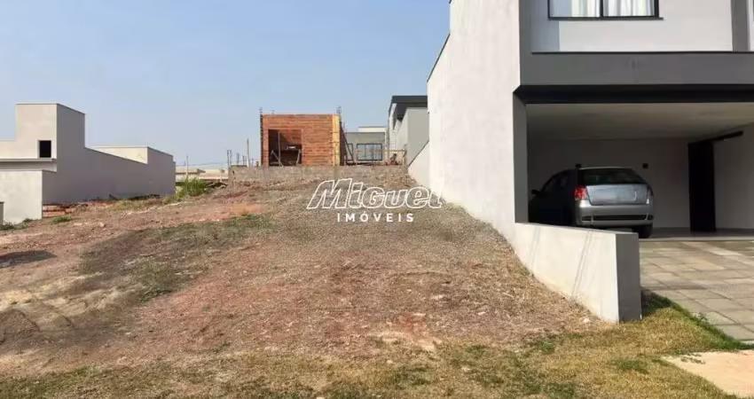 Terreno em condomínio, à venda, condomínio residencial soleil			, ondinhas - piracicaba