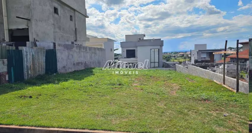 Terreno em condomínio, à venda, villa bela vista, santa rosa - piracicaba