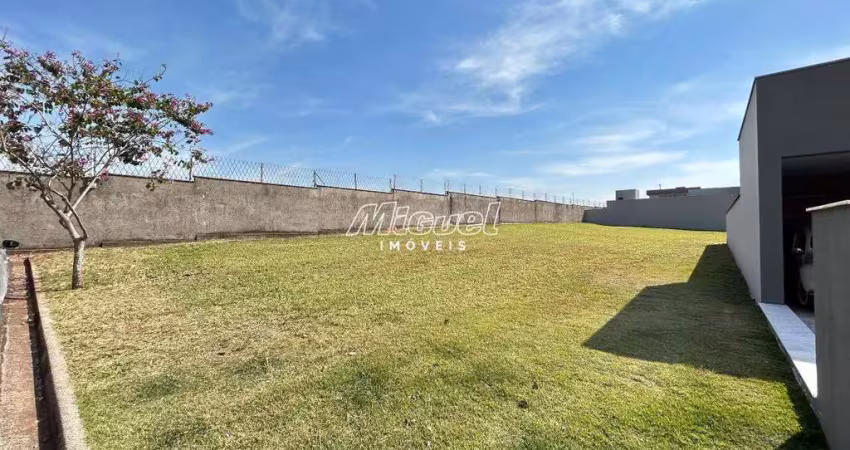 Terreno em condomínio, à venda, condomínio park unimep taquaral, taquaral - piracicaba